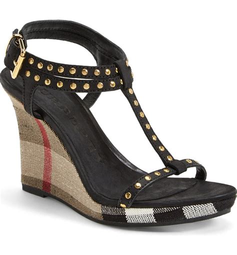 sandal burberry|Burberry wedges summer sandals.